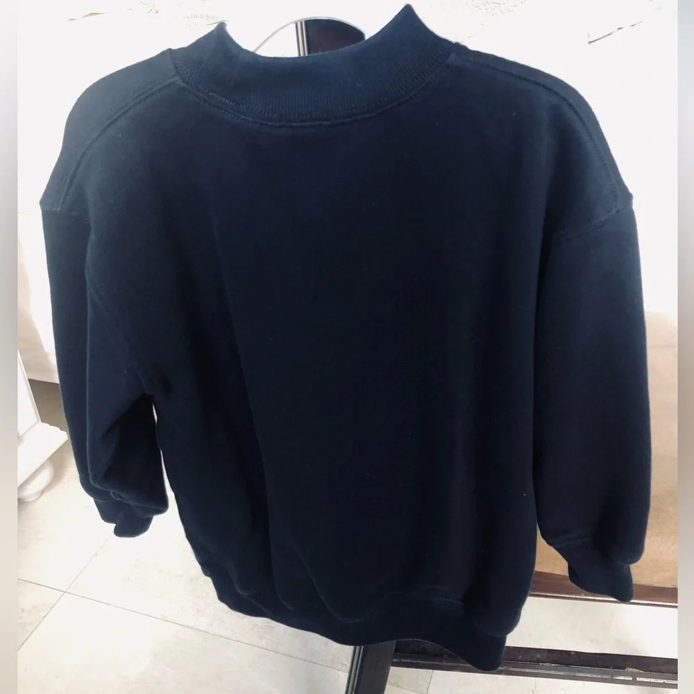 New! Ralph Lauren Navy  Blue Polo Bear Embroidered Sweatshirt. Size 4T - Picture 2 of 7